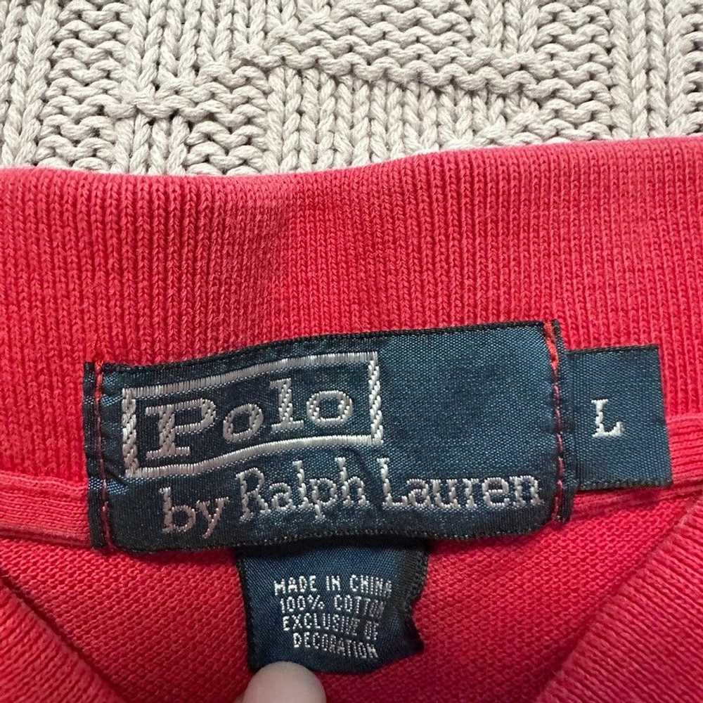 Polo Ralph Lauren Polo Ralph Lauren red polo shir… - image 4