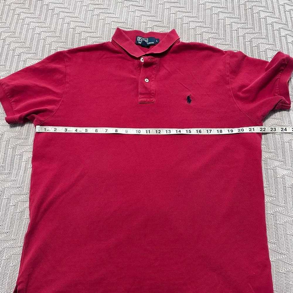 Polo Ralph Lauren Polo Ralph Lauren red polo shir… - image 5