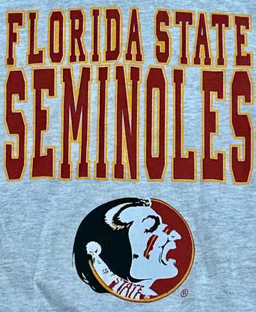 Florida State Seminoles Ringer Tshirt Sz XL