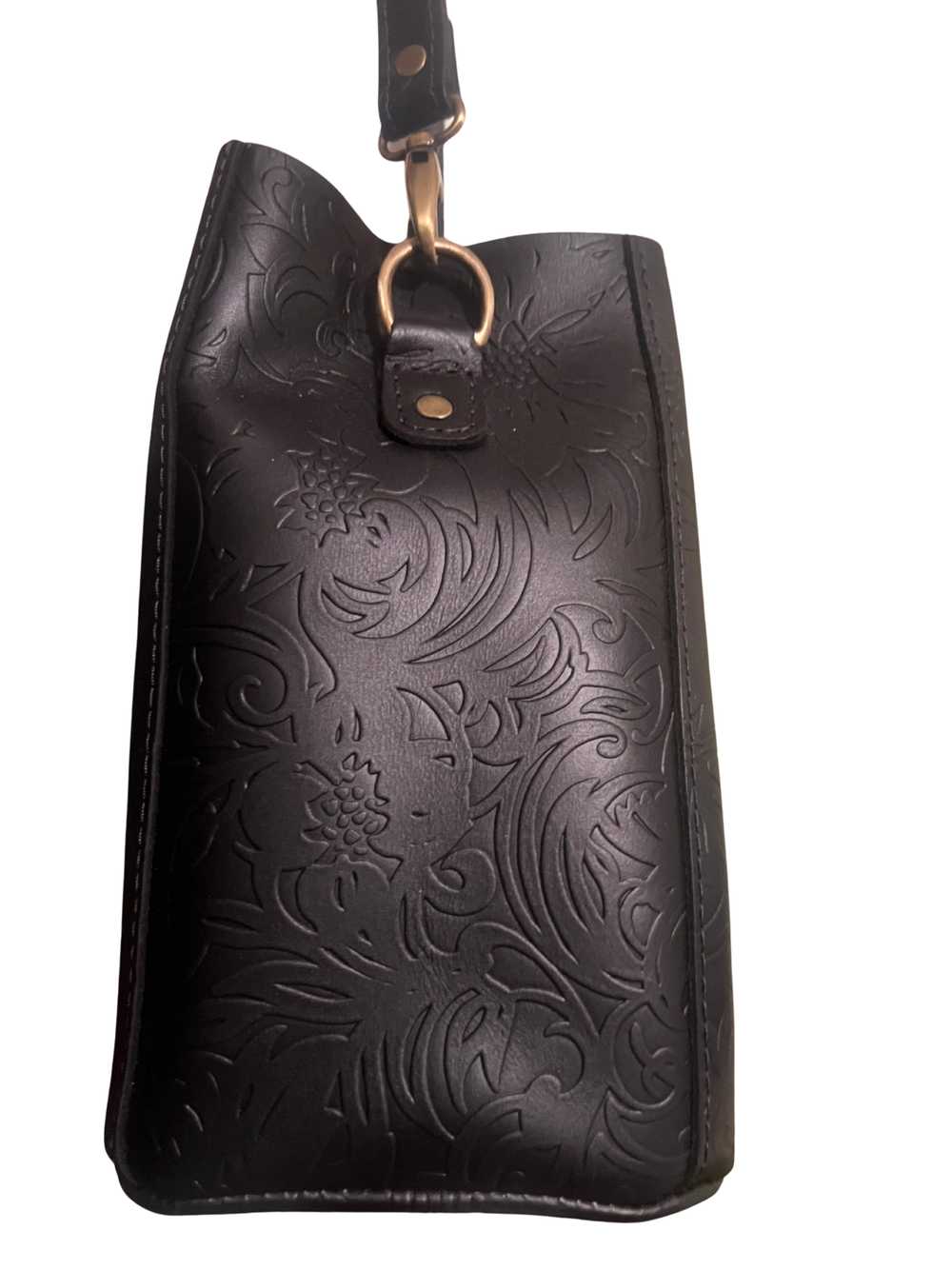 Portland Leather Butterfly Bucket Bag - image 6