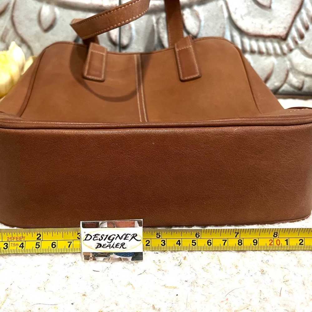 COACH Vintage Hampton Leather Lunch Tote # 7776 T… - image 8