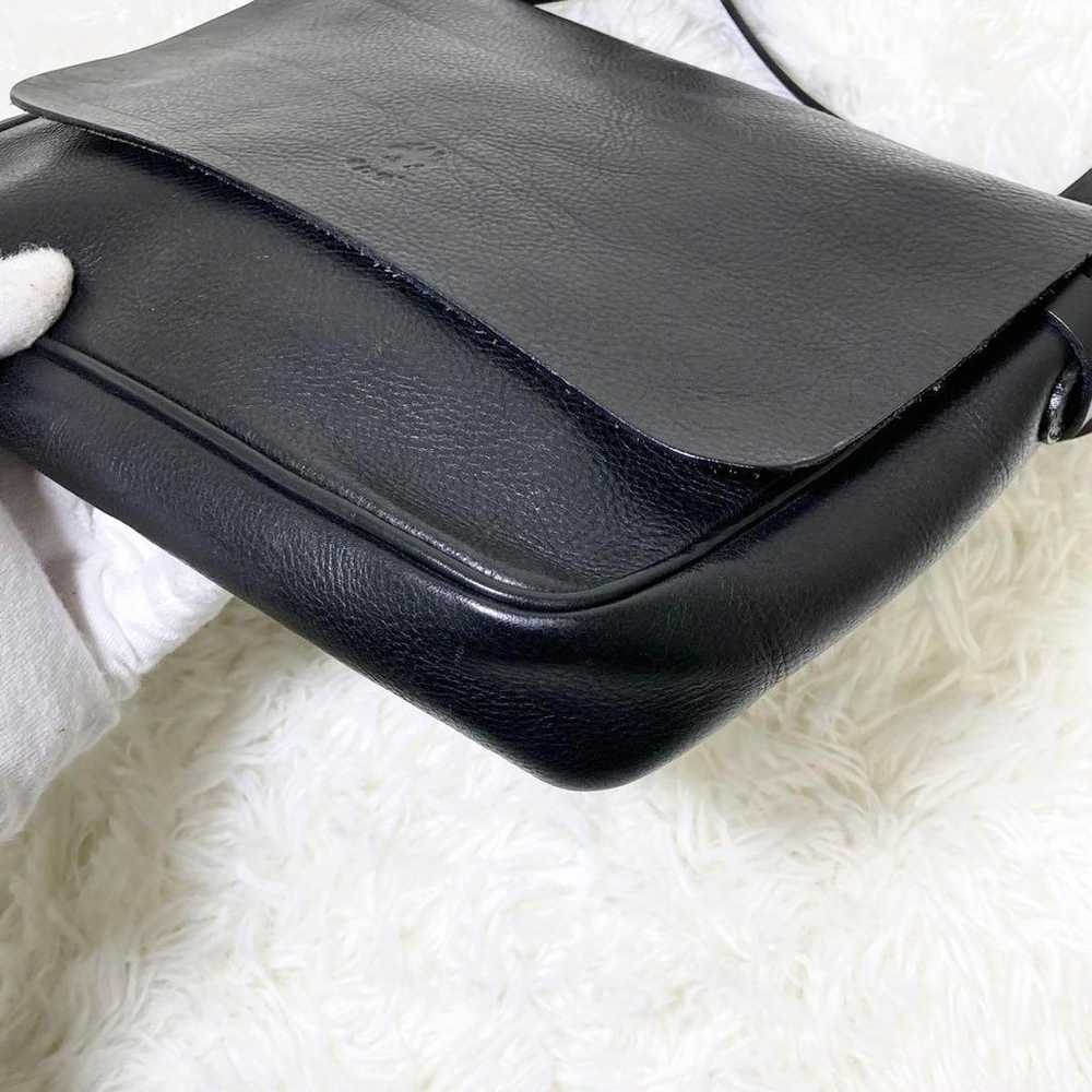 civa Shoulder Bag Flap Messenger Grain Black - image 9