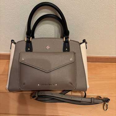 Samantha Thavasa Handbag Gray Synthetic Leather - image 1