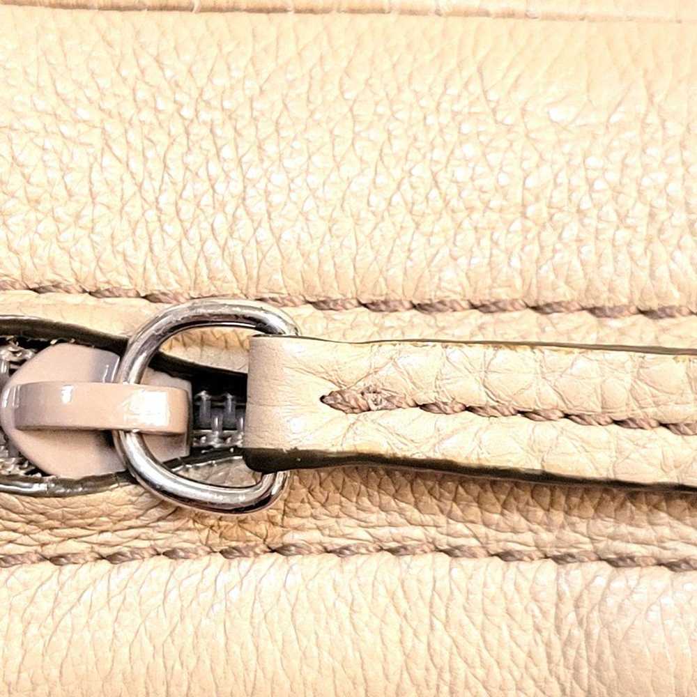 furla shoulder bag handbag leather beige large ca… - image 11