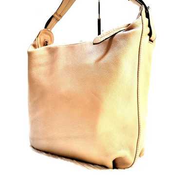 furla shoulder bag handbag leather beige large ca… - image 1