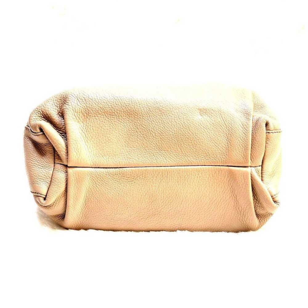 furla shoulder bag handbag leather beige large ca… - image 3