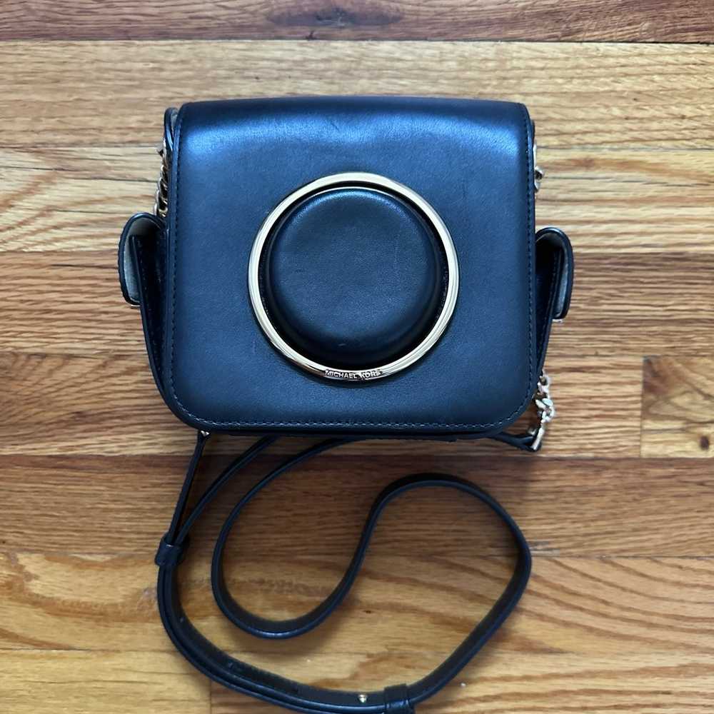 Michael Kors Scout Crossbody Leather Camera Bag -… - image 1