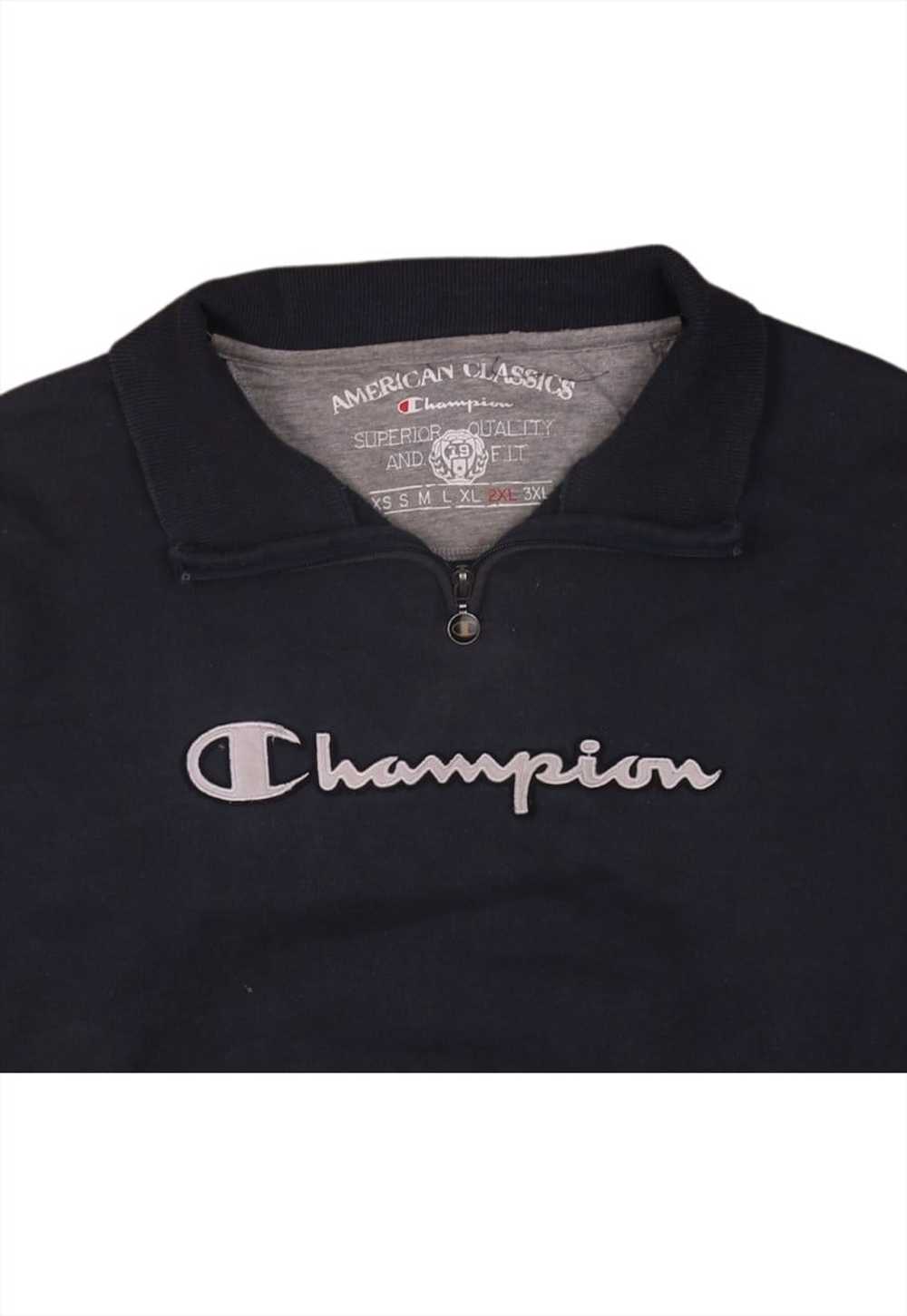 Vintage 90's Champion Sweatshirt Spellout Quater … - image 3