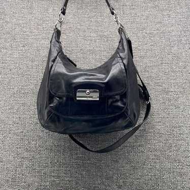 Coach Crossbody Bag Large Kristen Black Leather B… - image 1