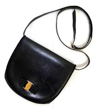 Salvatore Ferragamo Shoulder Bag Vara Ribbon Hardw