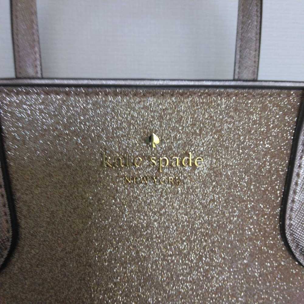 Kate Spade Glitter 2WAY Lamé Handbag Shoulder Cro… - image 12