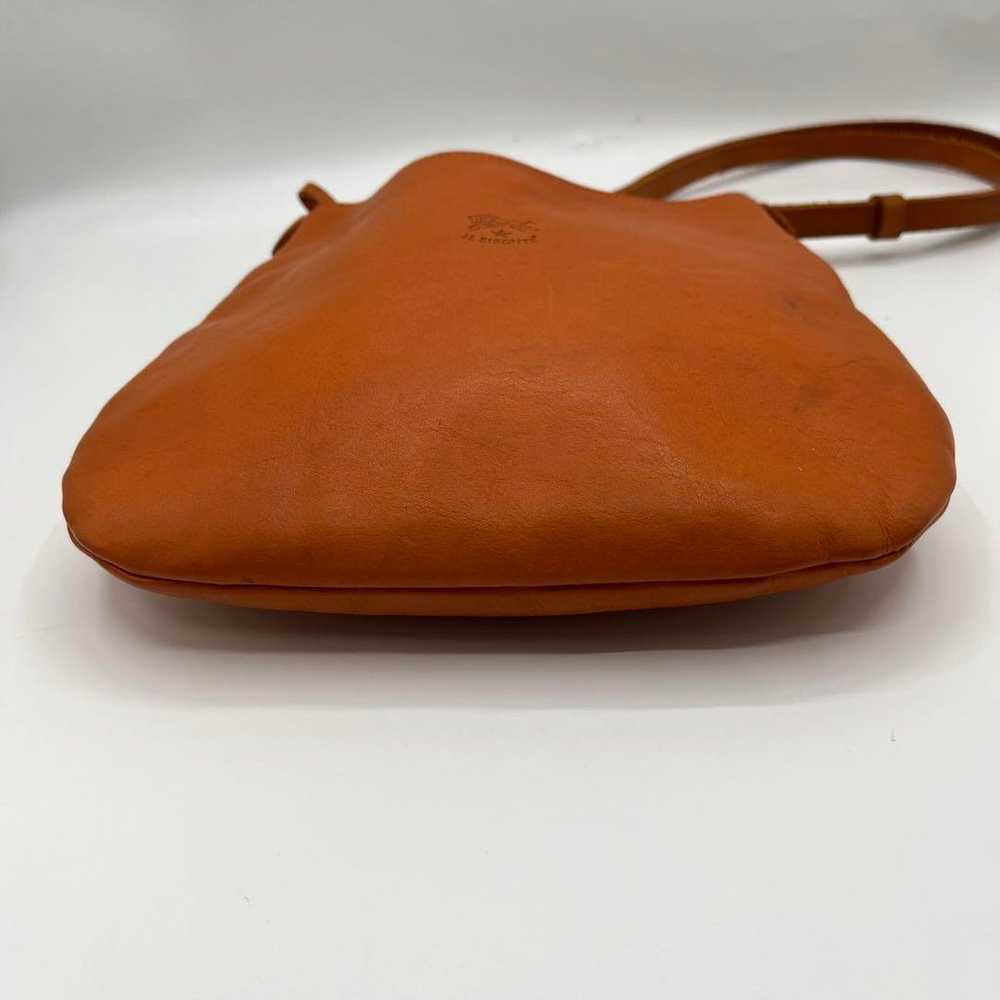 Il Bisonte Shoulder Bag Mini Pouch Leather Logo E… - image 4