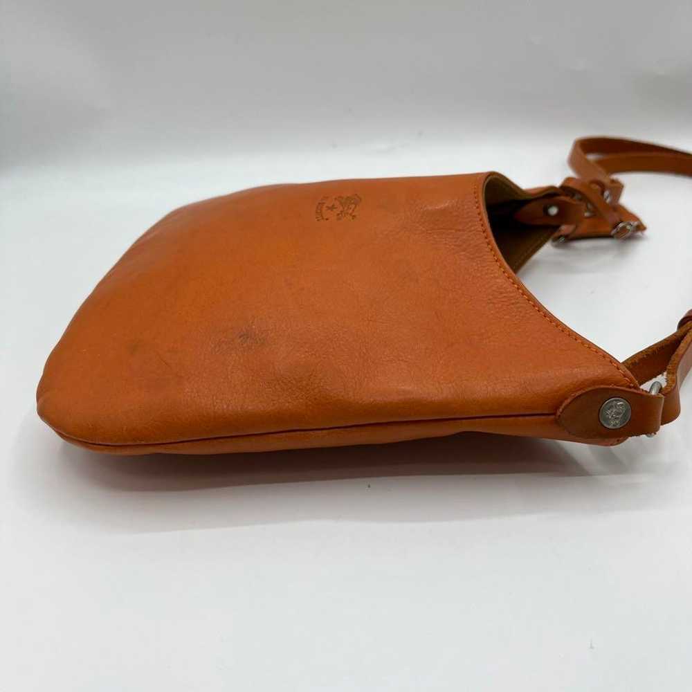 Il Bisonte Shoulder Bag Mini Pouch Leather Logo E… - image 6