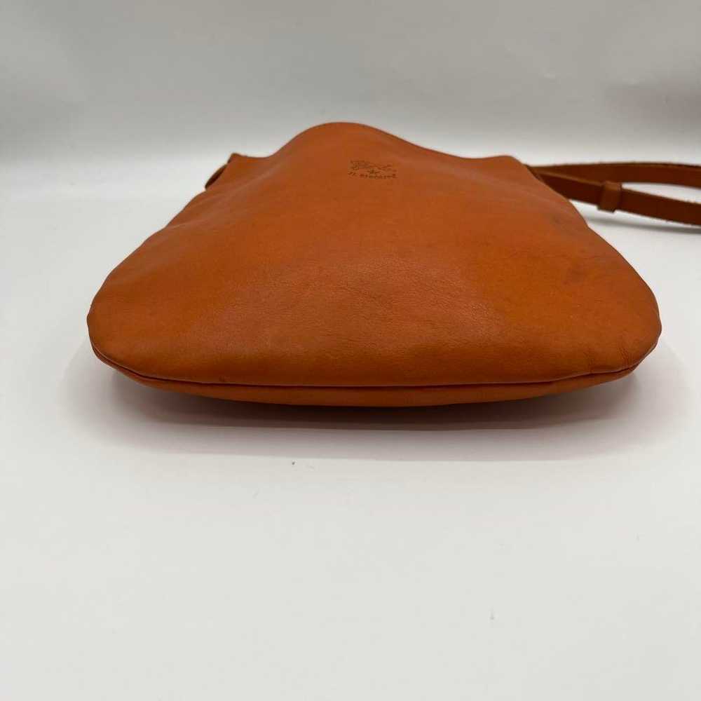 Il Bisonte Shoulder Bag Mini Pouch Leather Logo E… - image 7