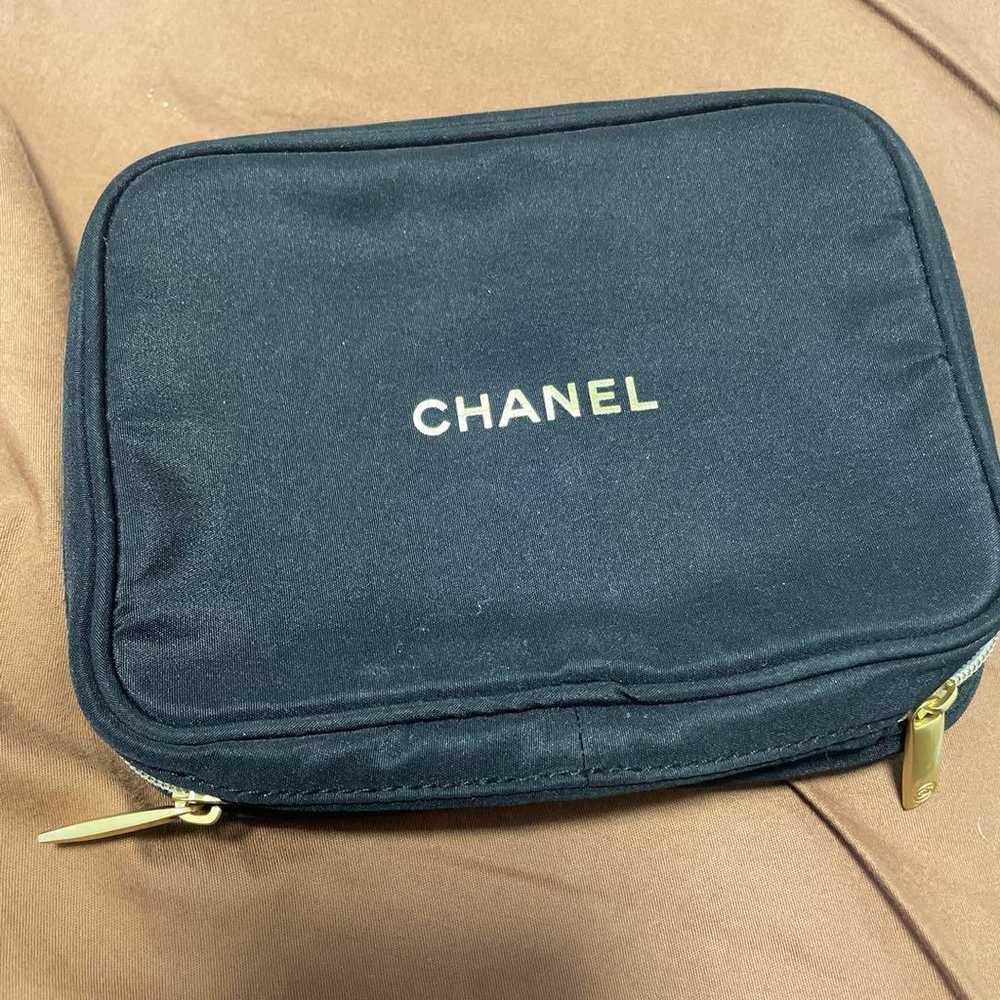 CHANEL Black Nylon Pouch - image 1