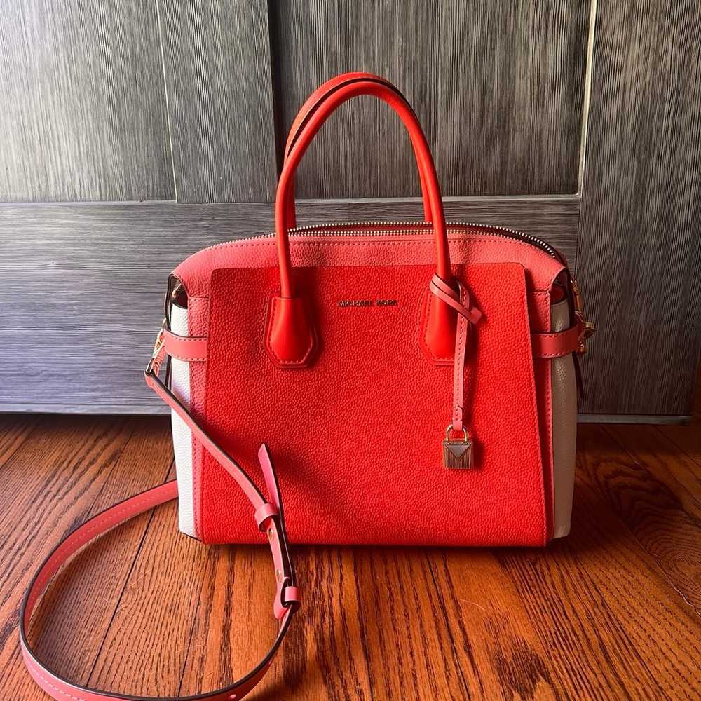 Micheal Kors Mercer Medium Satchel - image 2