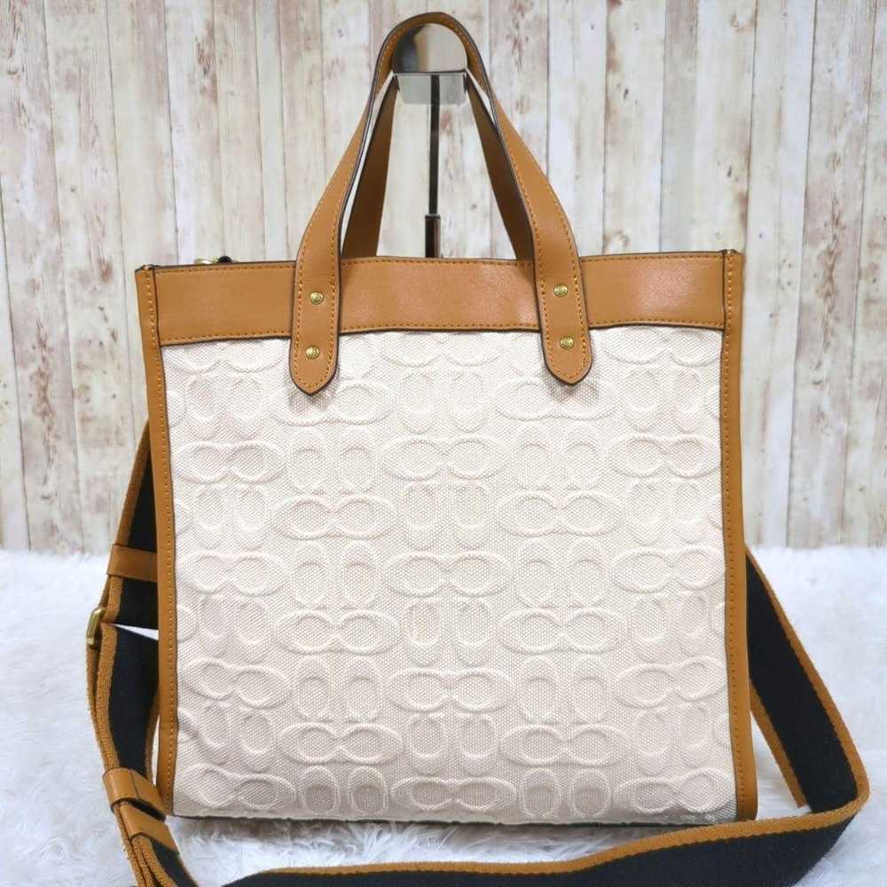 【Excellent Condition】Coach Signature Field Tote 2… - image 2