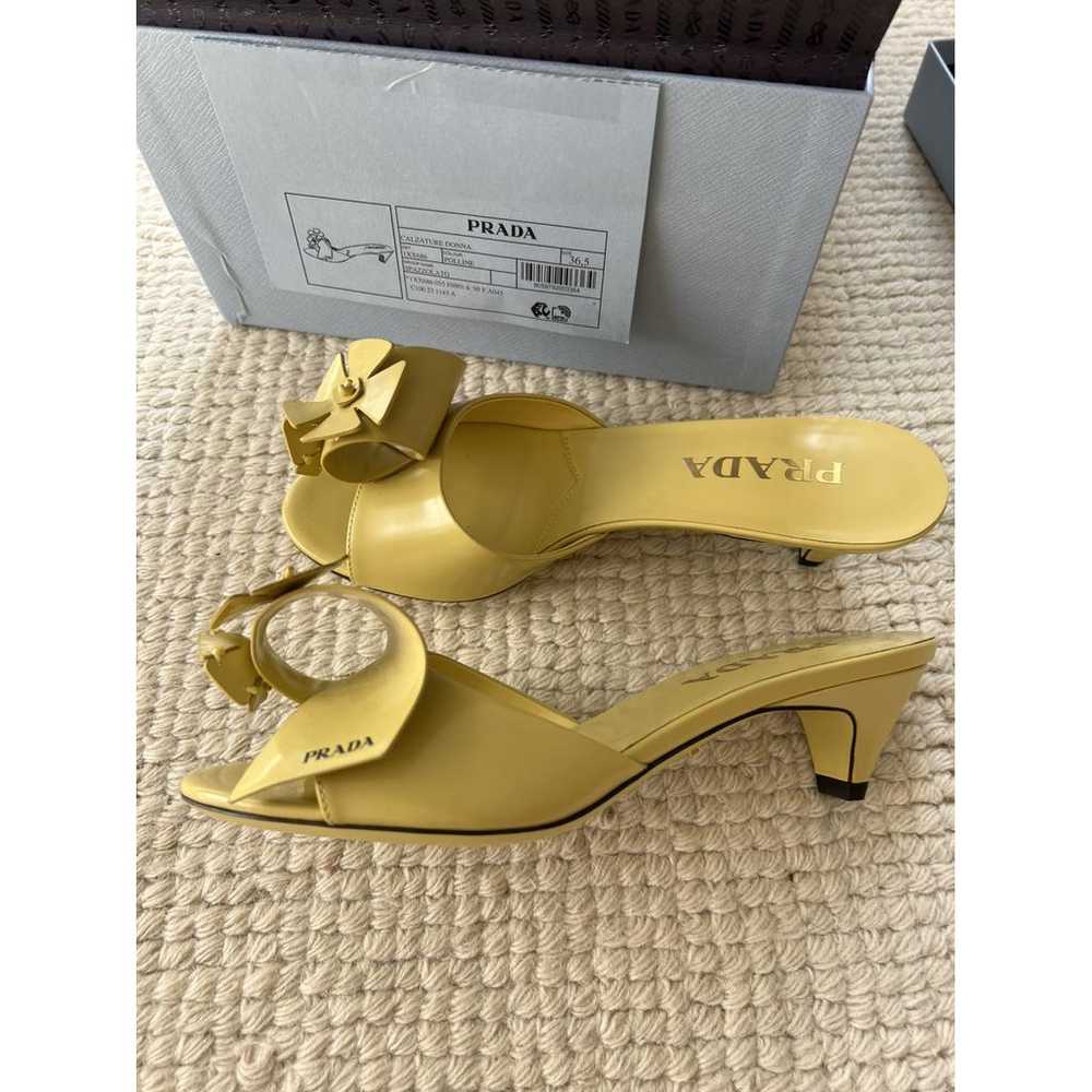 Prada Leather heels - image 9