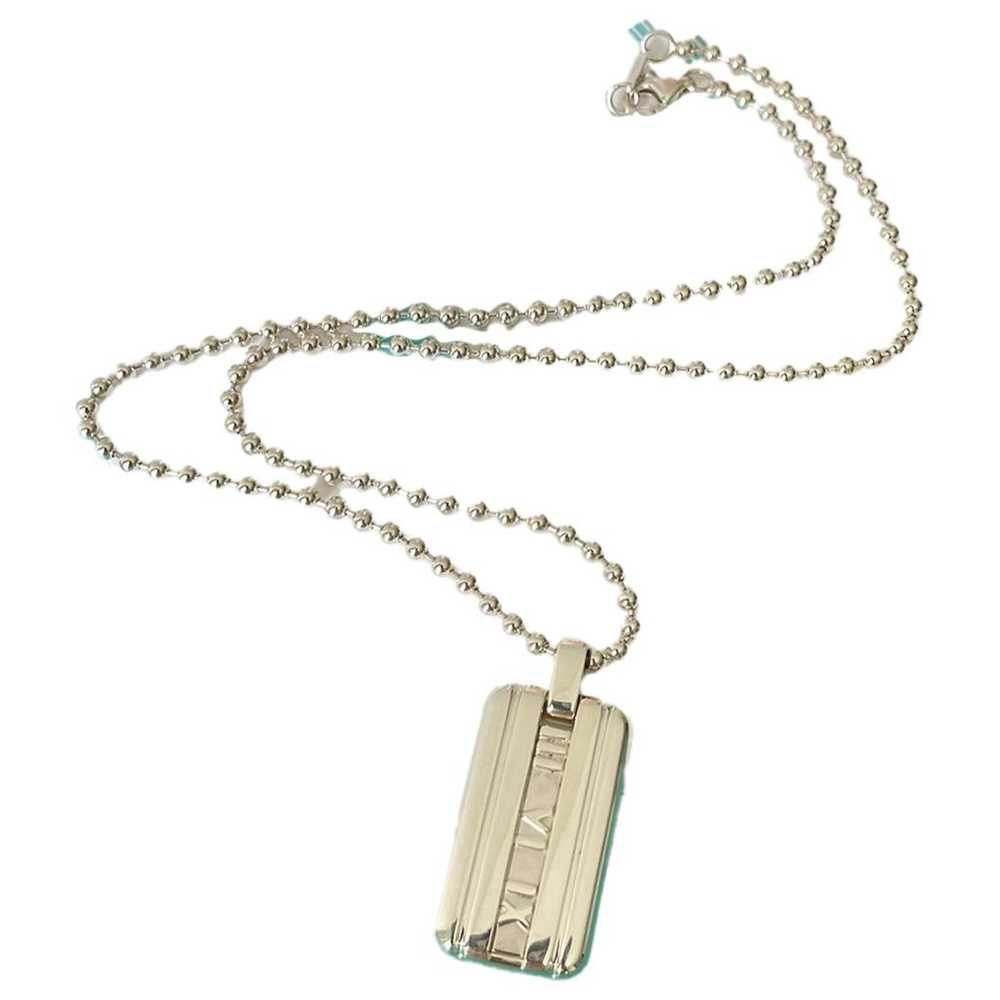 Tiffany & Co Atlas silver pendant - image 1