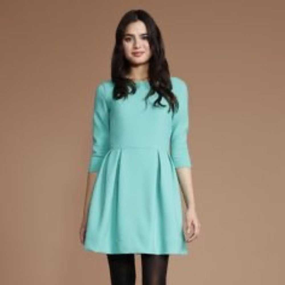 Other Shoshanna 3/4 Sleeve Ponte Knit Dress Seafo… - image 1