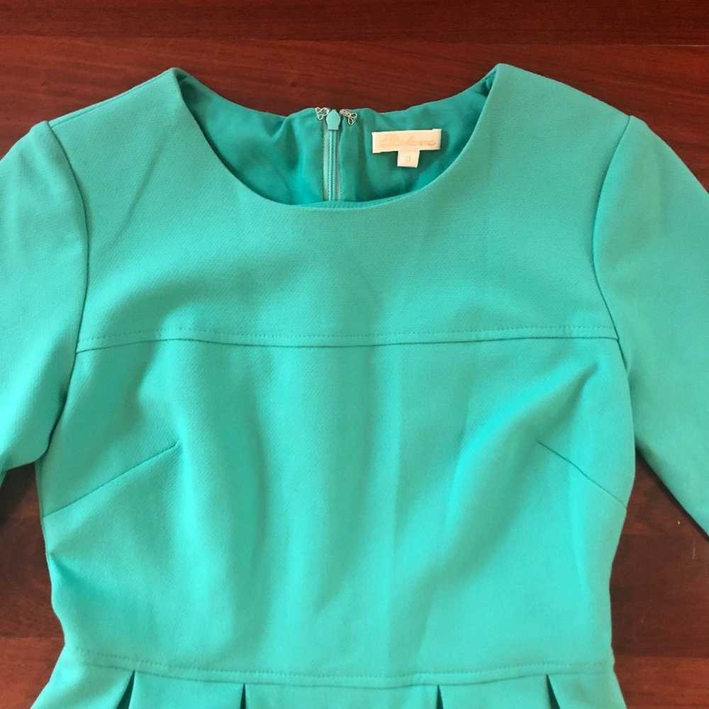 Other Shoshanna 3/4 Sleeve Ponte Knit Dress Seafo… - image 4