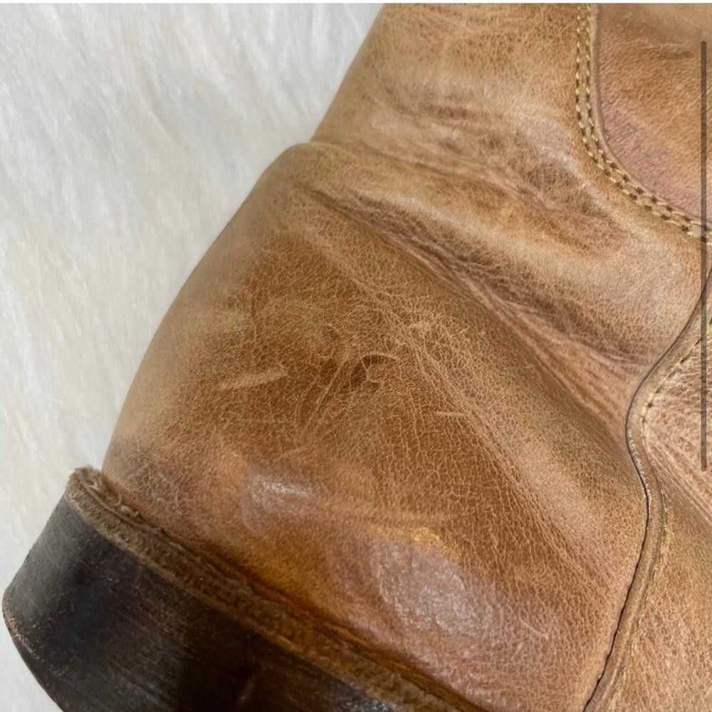 Frye FRYE Stylish Vintage Tan Leather Riding Boot… - image 2