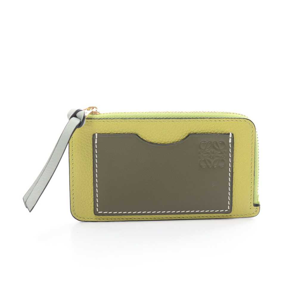 Loewe Loewe Coin Card Holder Case Purse Leather Y… - image 1