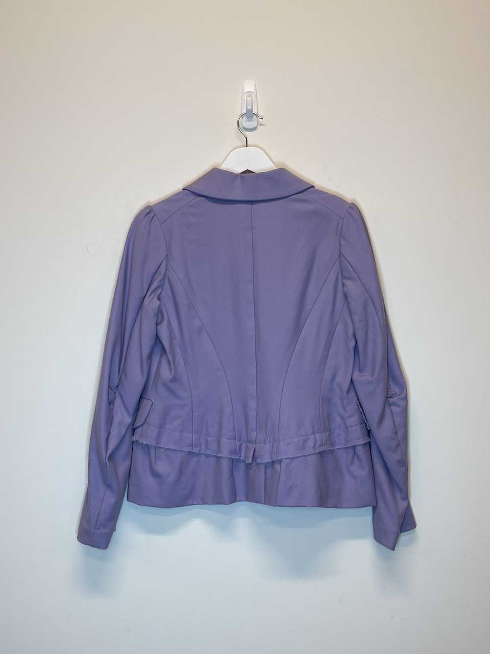 Comme des Garcons Raw Edge Lilac Jacket - image 2