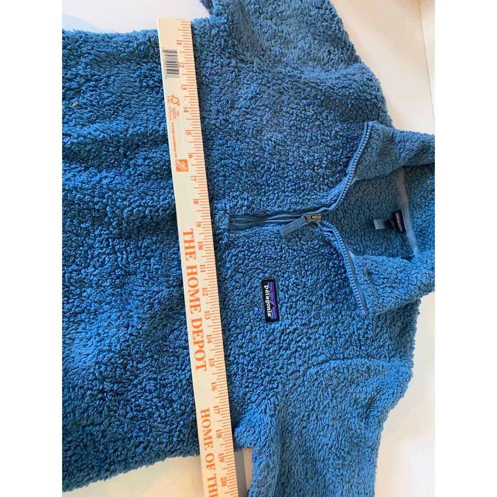 Patagonia Patagonia blue fleece teddy 1/4 zip - image 4