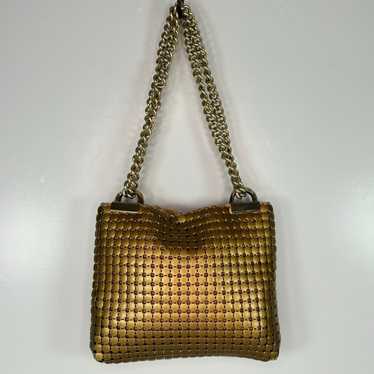 WHITING & DAVIS Vintage 60s Gold Mesh Modern Even… - image 1