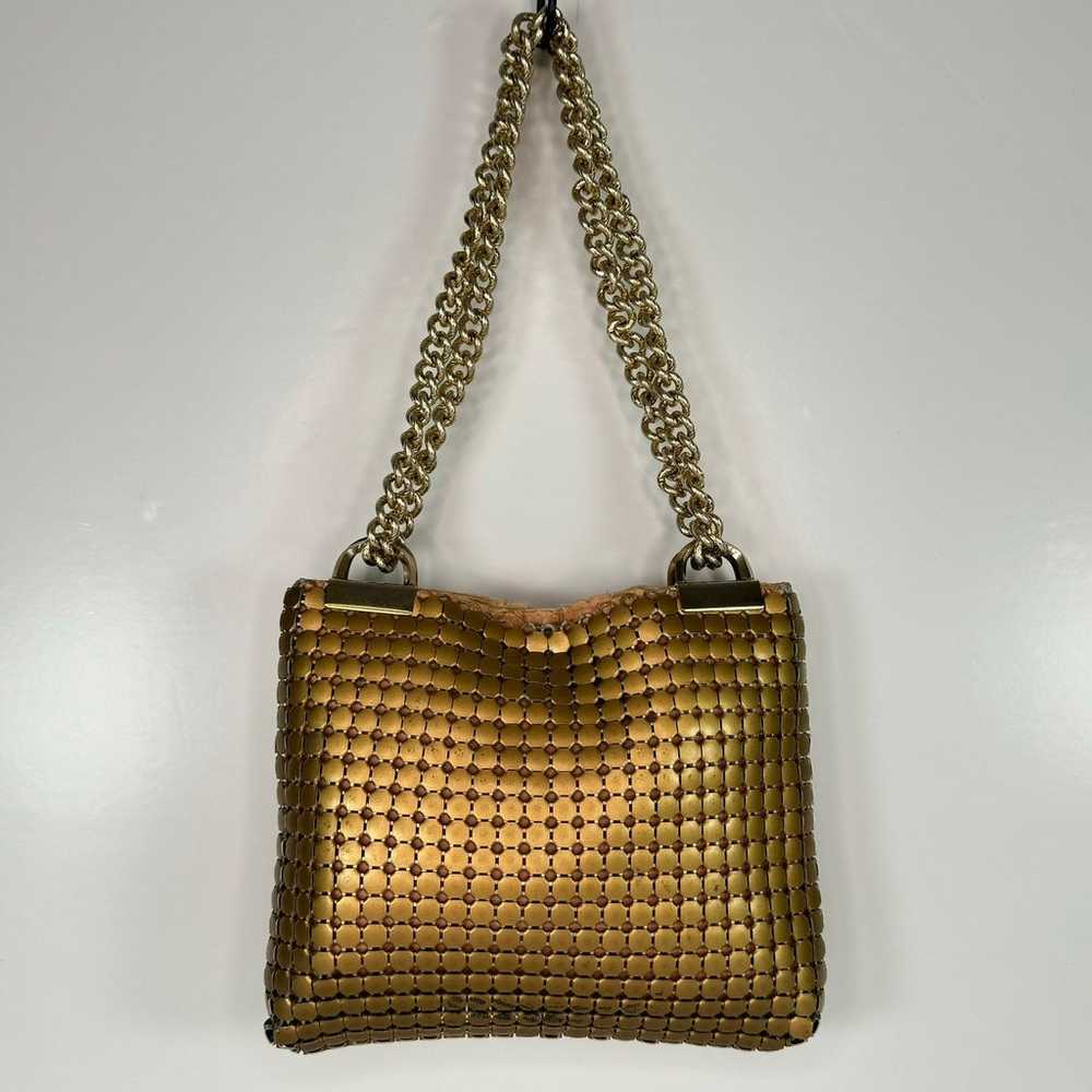 WHITING & DAVIS Vintage 60s Gold Mesh Modern Even… - image 2