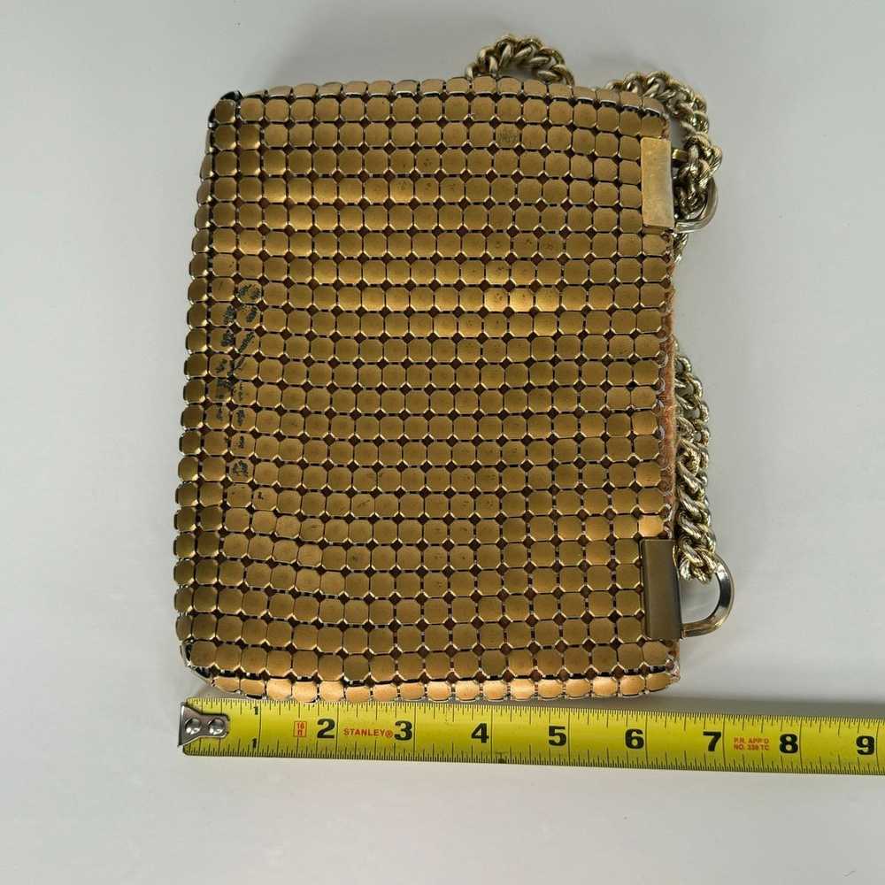 WHITING & DAVIS Vintage 60s Gold Mesh Modern Even… - image 6