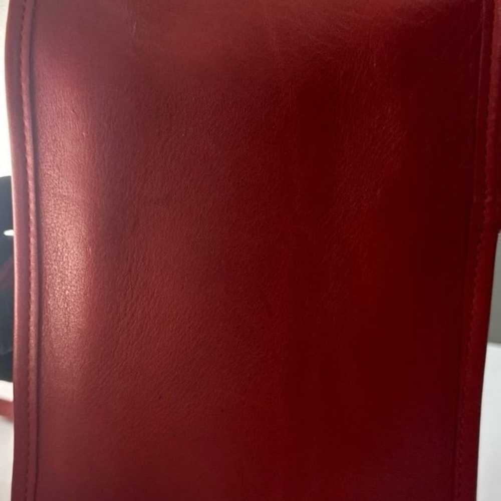 Coach Red Scooter bag 9893 Excellent Authentic fr… - image 2