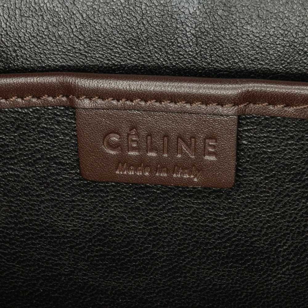 Blue Celine Nano Tricolor Luggage Tote Satchel - image 6