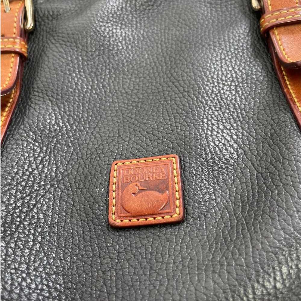 Dooney & Bourke Purse Womens Blue Tan Florentine … - image 3