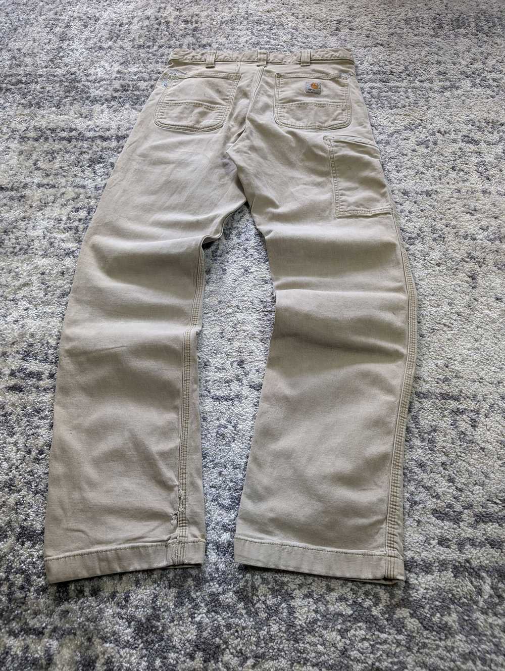 Carhartt × Distressed Denim × Jnco 33x32 Crazy Fa… - image 1