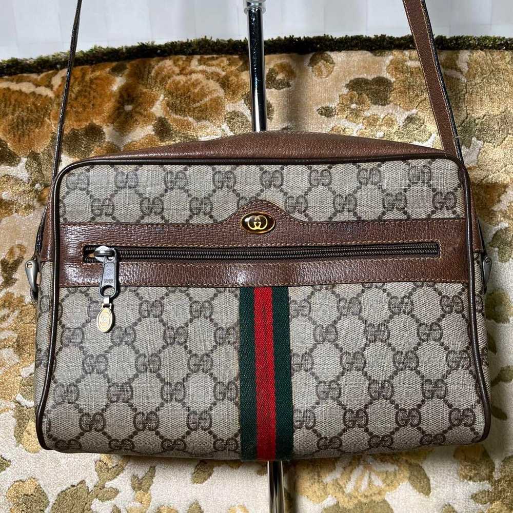 GUCCI Sherry Line GG Supreme Shoulder Bag - image 1