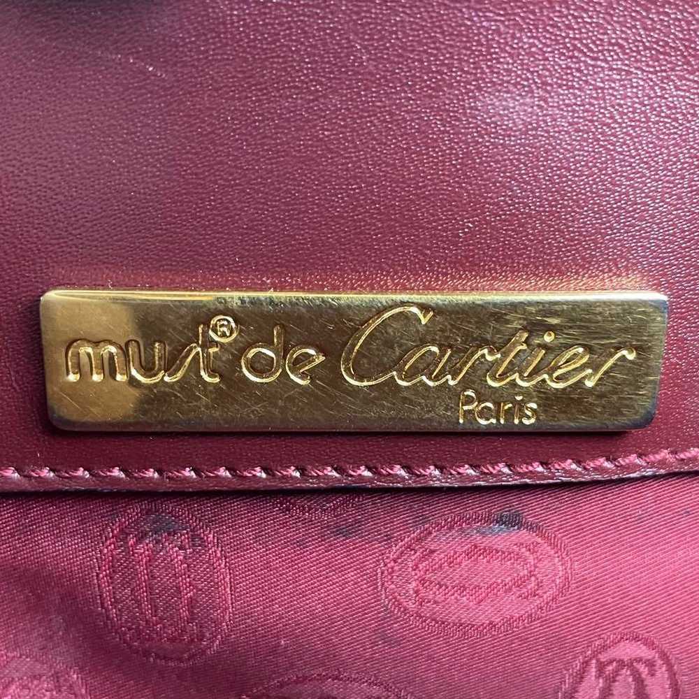 Brand new Cartier shoulder bag, Must line, leathe… - image 8