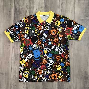 Bape × Nigo BAPE Milo animal safari polo shirt a … - image 1