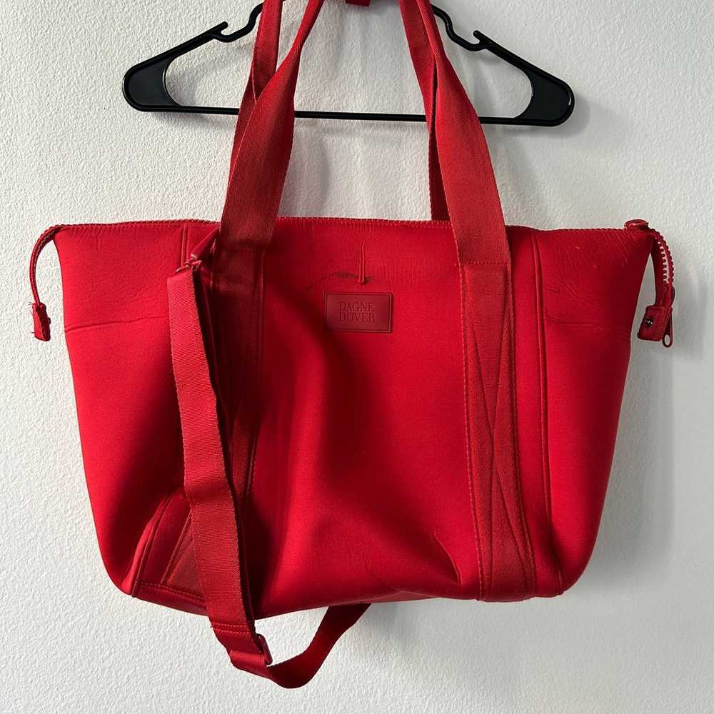 Dagne Dover Large Landon Large Caryall Bag in Red - image 1