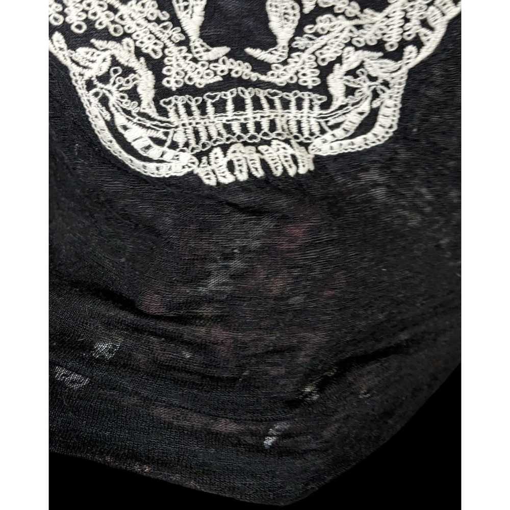 Other Gothic Punk Skull Lace Tank Top by No Bound… - image 4