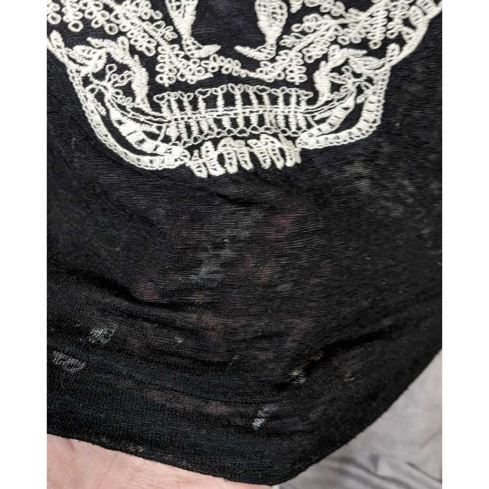 Other Gothic Punk Skull Lace Tank Top by No Bound… - image 7