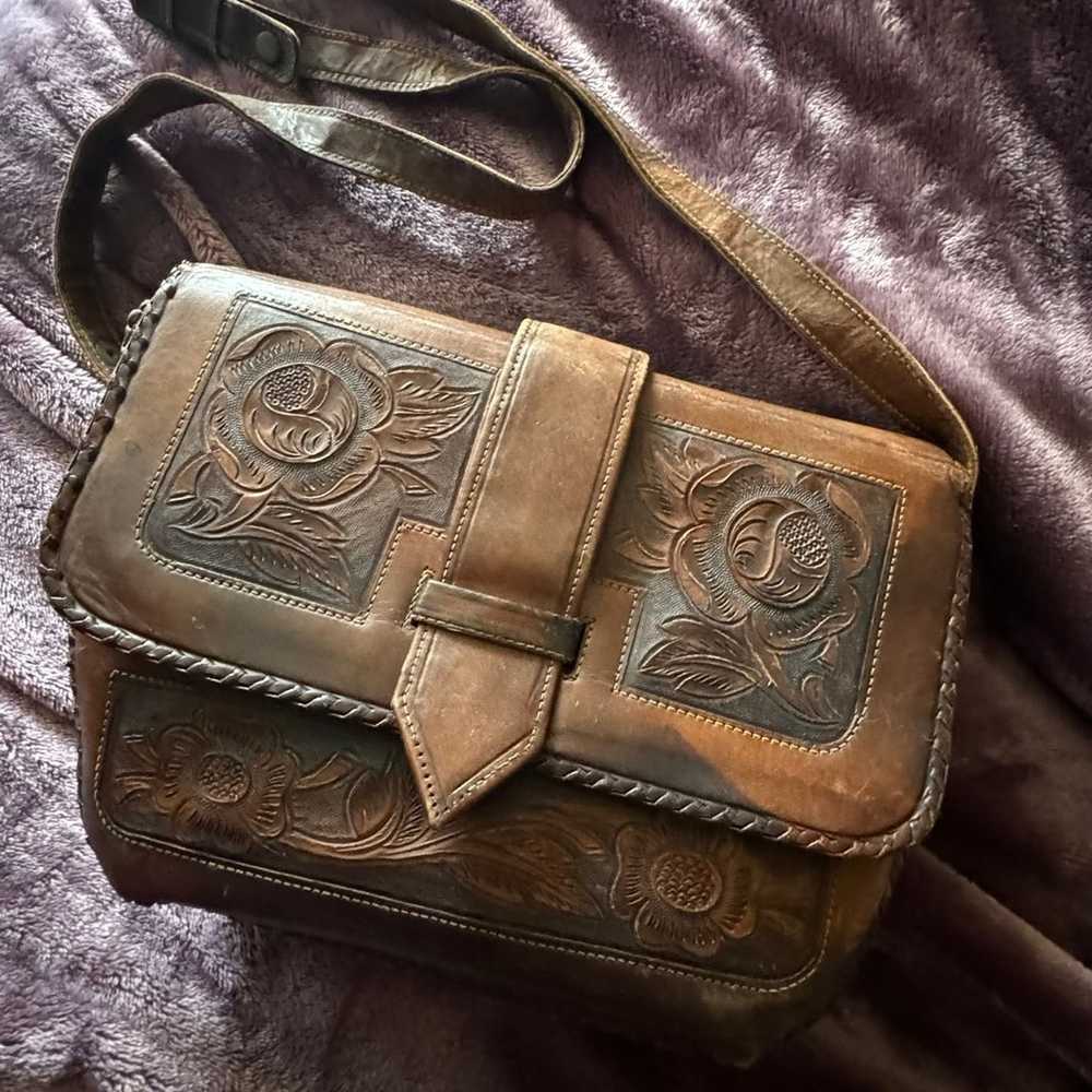 El Venado Vintage Genuine Leather Purse - image 1