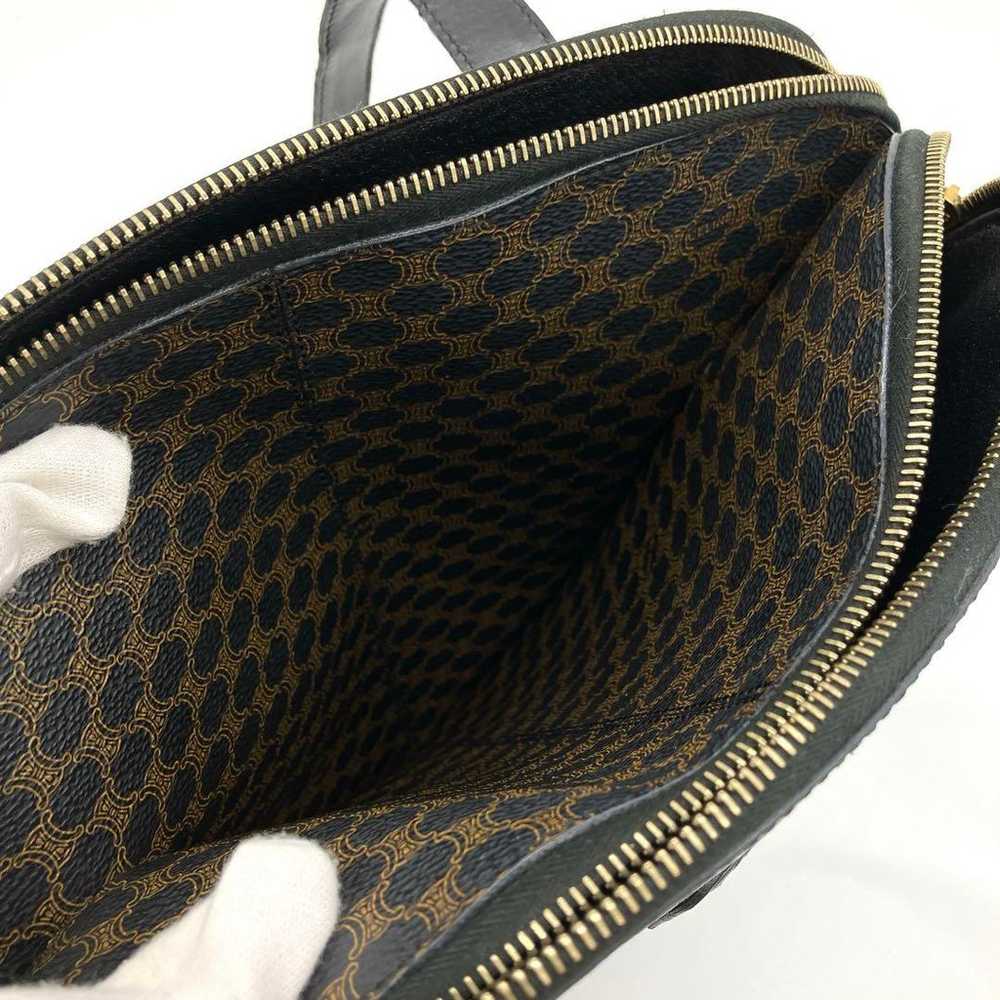 【CELINE】Tote Bag Macadam Pattern Gold Hardware PV… - image 8