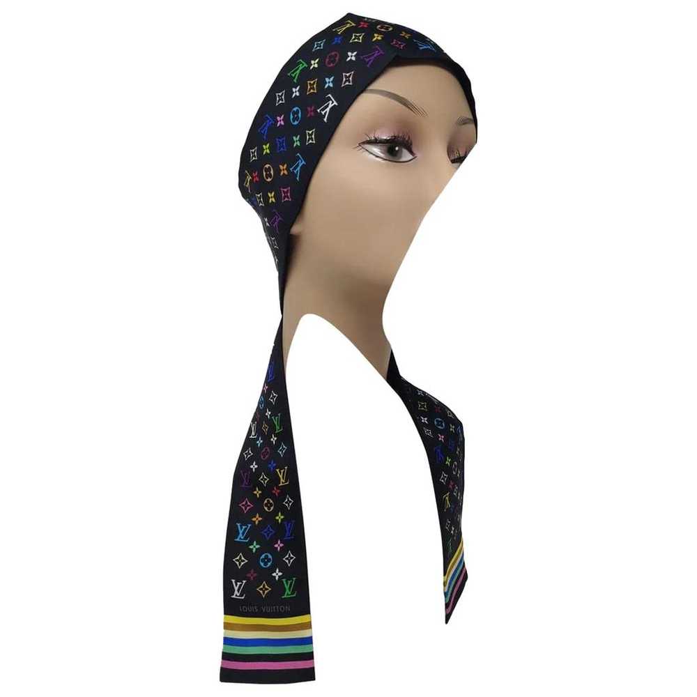 Louis Vuitton Logomania silk scarf - image 1