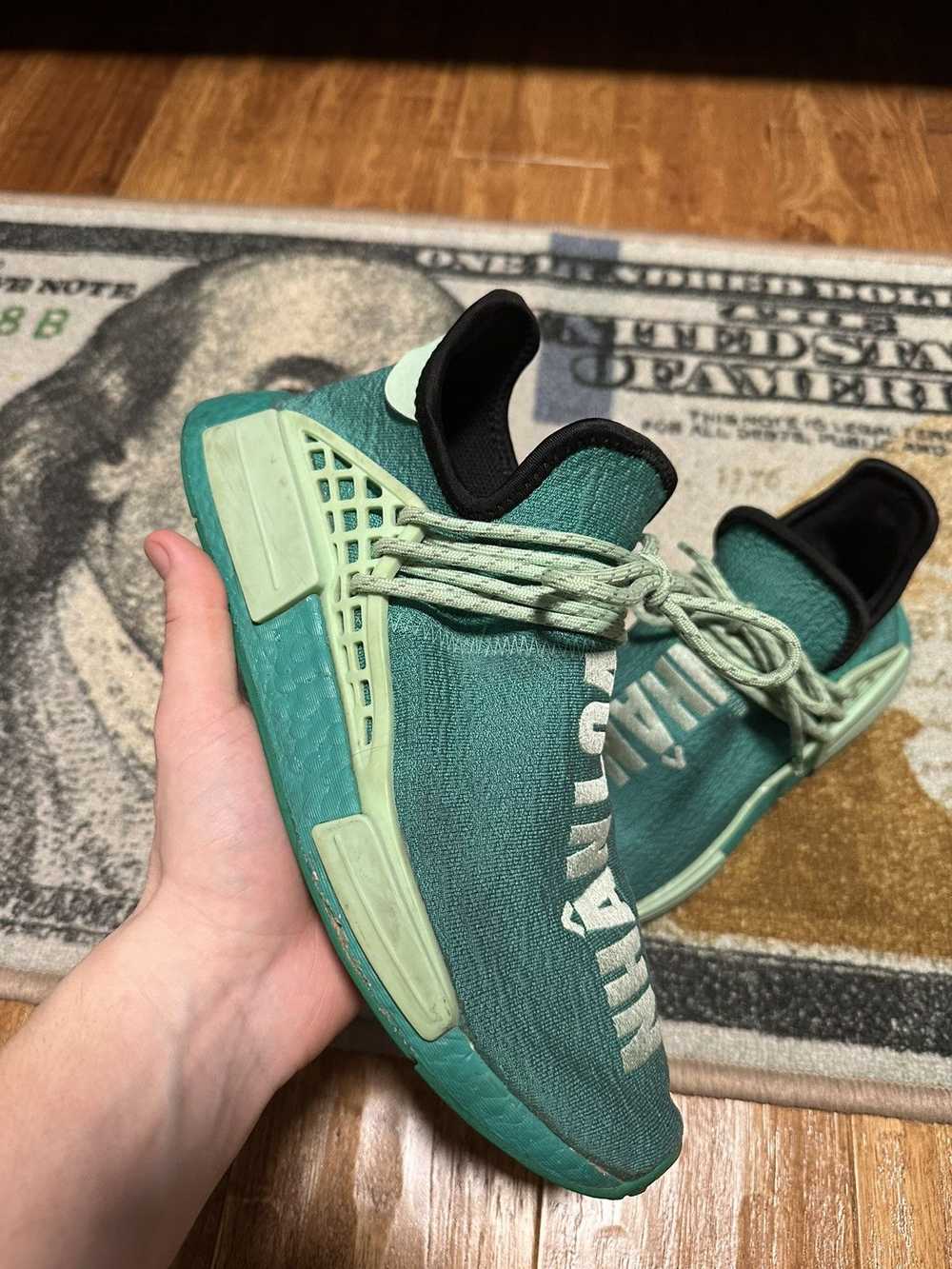 Adidas × Pharrell Human Race adidas core green - image 3