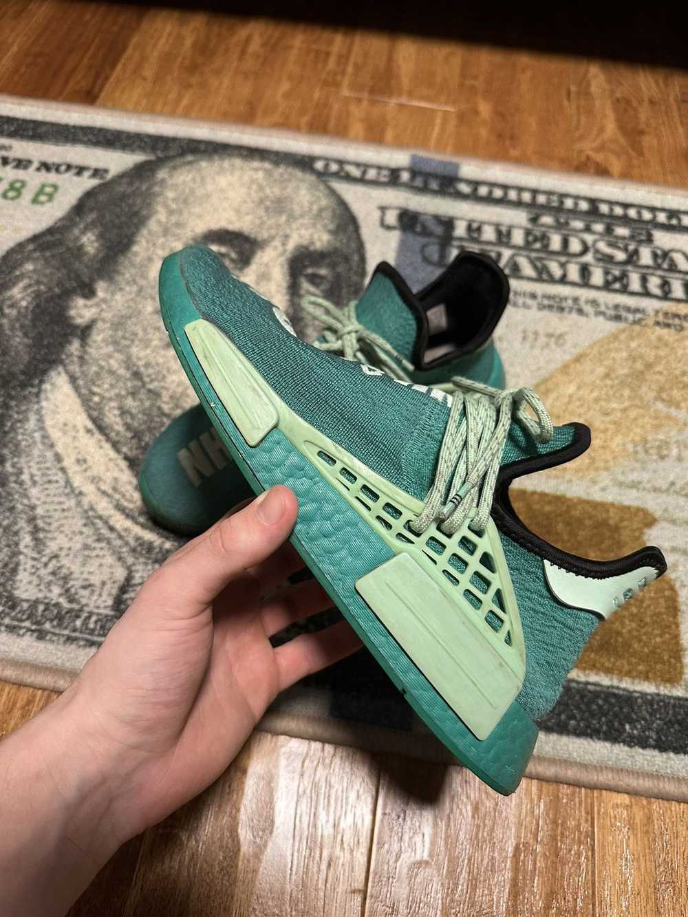 Adidas × Pharrell Human Race adidas core green - image 5