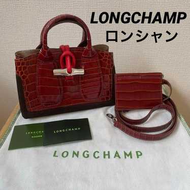 【Brand New】Longchamp Roseau Genuine Leather Bag 2… - image 1