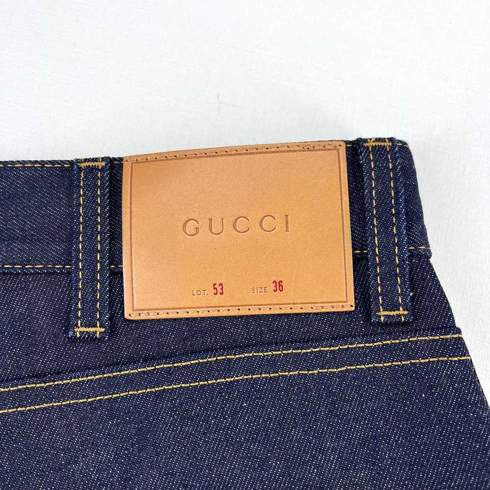 Designer × Gucci × Luxury Gucci Tapered Jeans Wit… - image 10