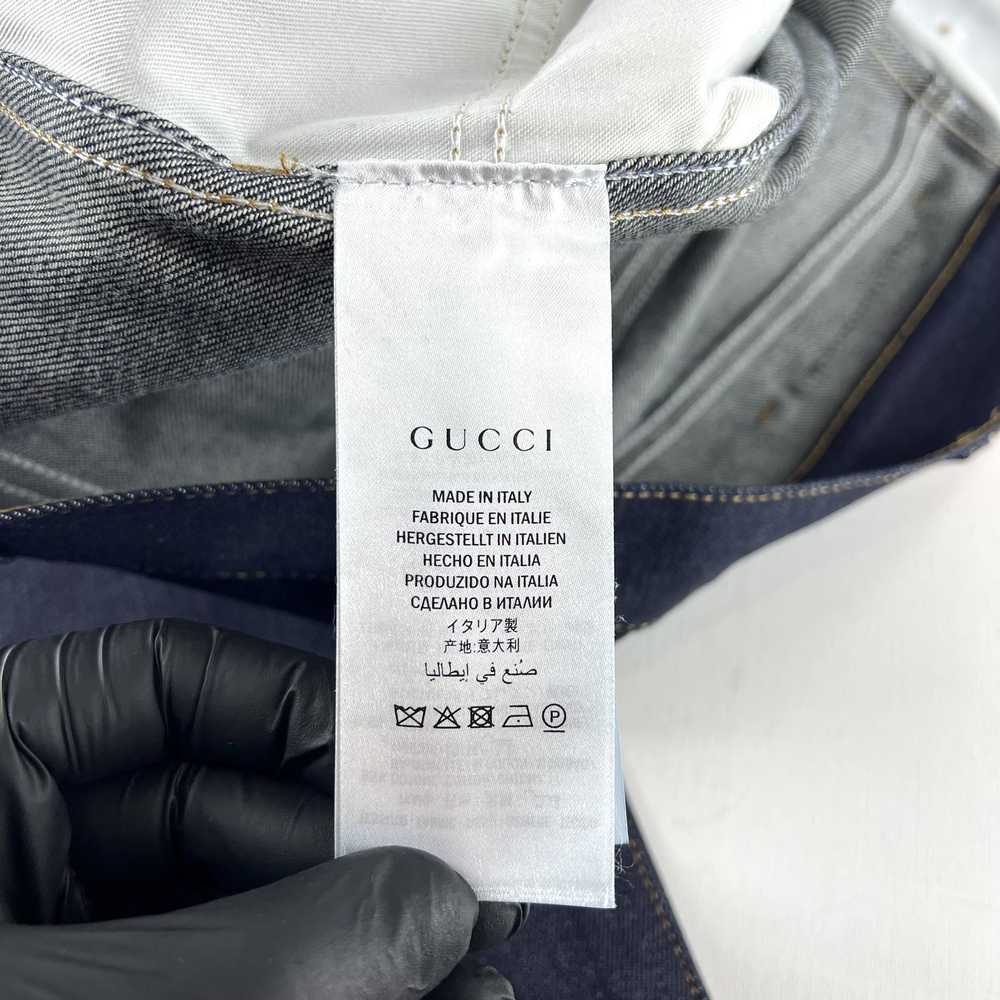 Designer × Gucci × Luxury Gucci Tapered Jeans Wit… - image 12